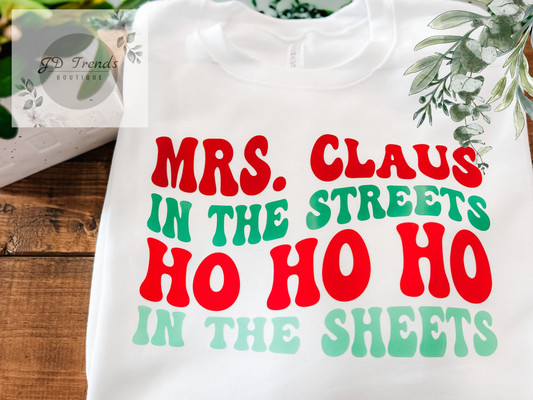 Mrs. Claus in the Streets