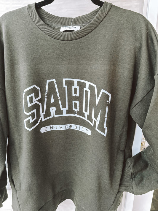 SAHM University Crew Neck